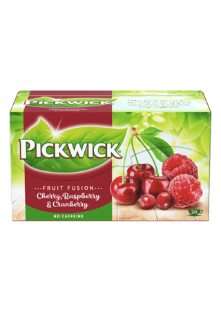 třešen s malinami a brusinkami