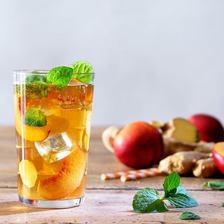 cajove recepty ledovy caj s broskvemi